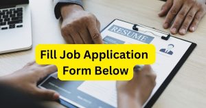 Fill Job Application Form Below