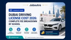 Dubai Driving License Cost 2026: Complete Fee Breakdown by School